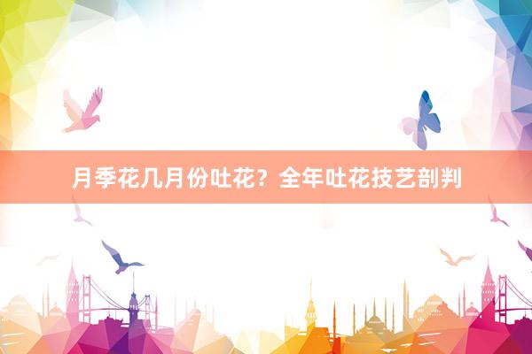 月季花几月份吐花?全年吐花技艺剖判